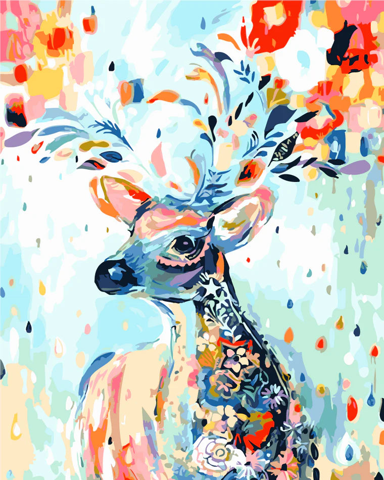 Painting By Numbers - Deer
