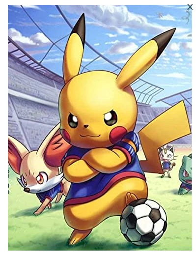 Painting By Numbers - Pikachu
