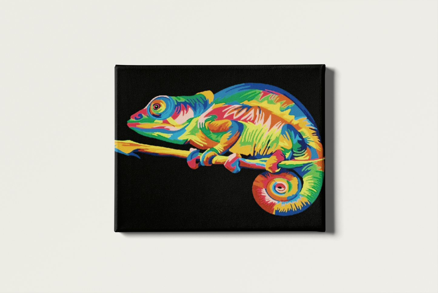 Painting By Numbers - Colorful Iguana