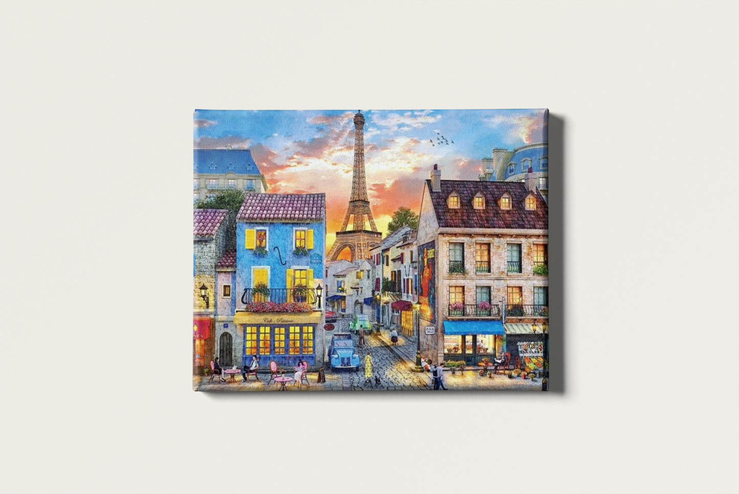 Painting By Numbers - Sunset Over Paris