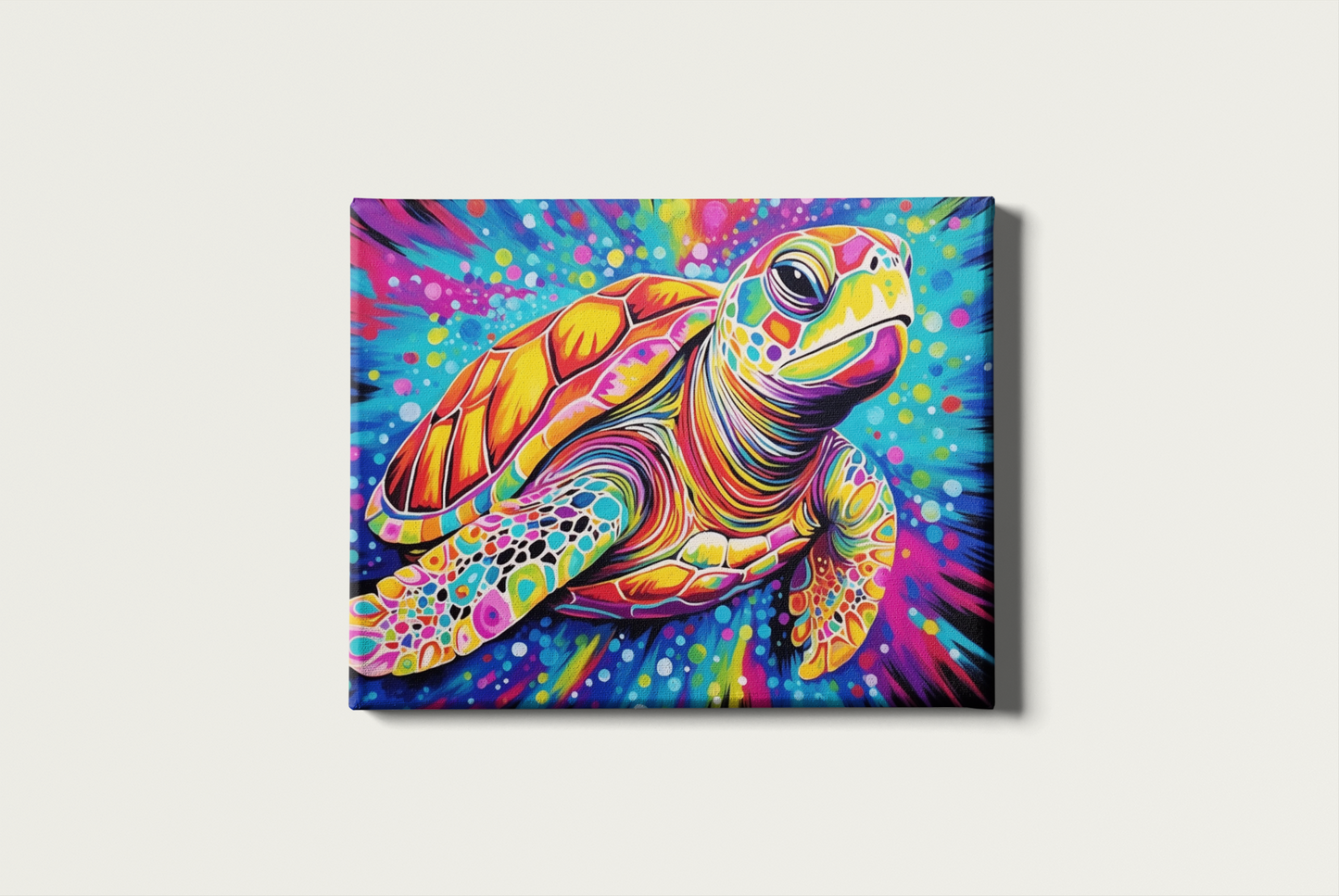 Painting By Numbers - Colorful Turtle