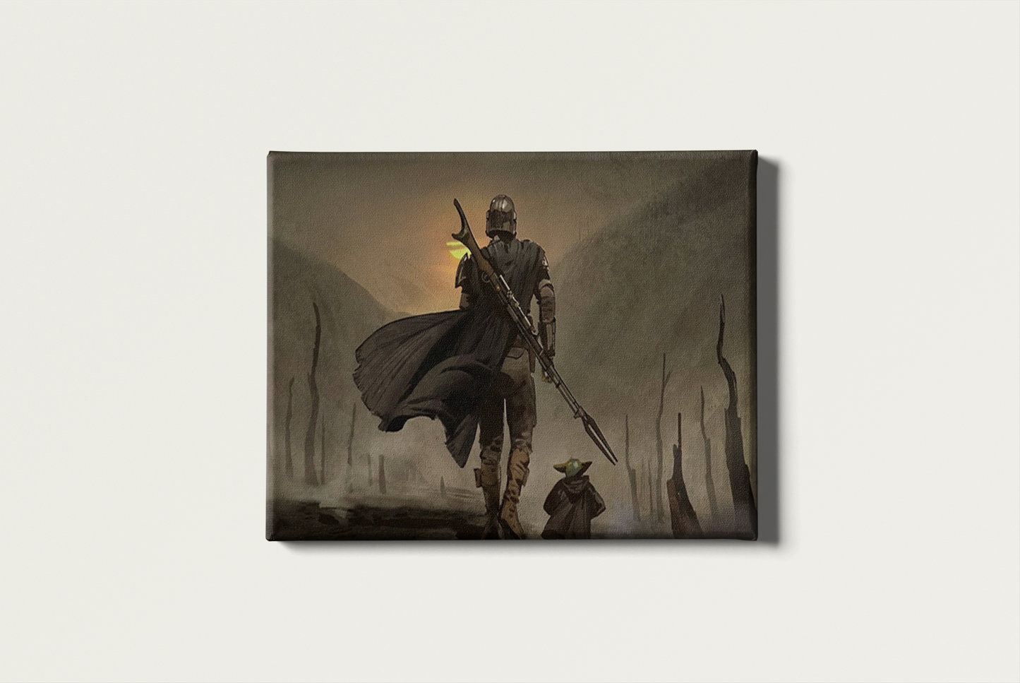 Painting By Numbers - Star Wars Mandalorian & Yoda