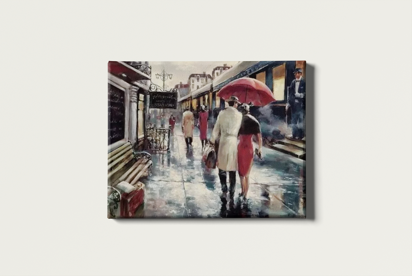Painting By Numbers - Train Station
