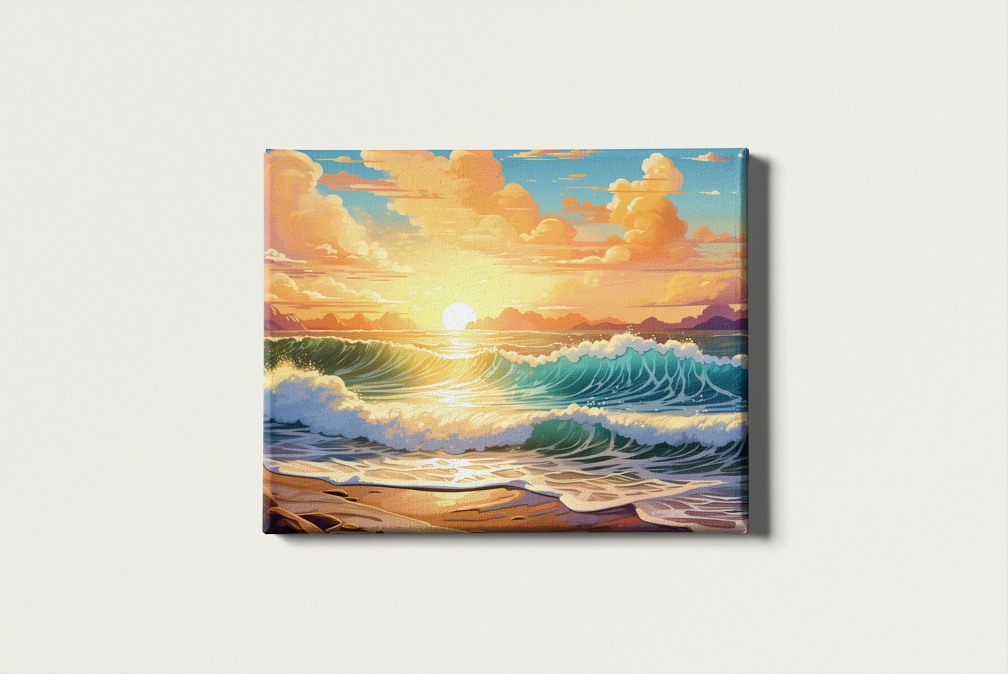 Painting By Numbers - Ocean Sunset