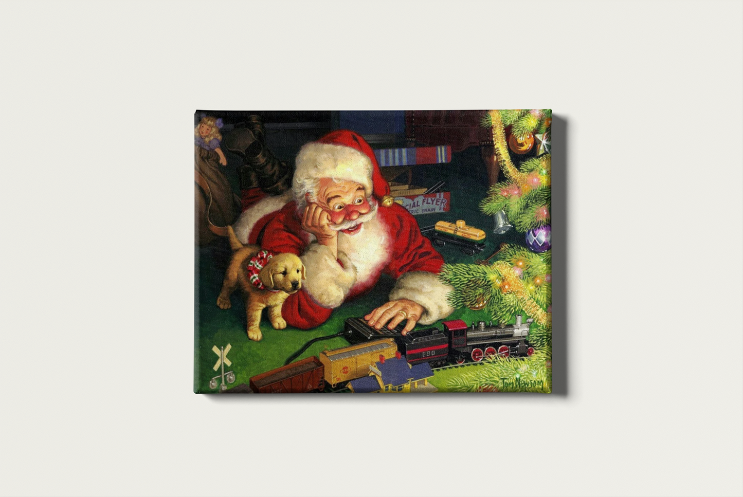 Painting By Numbers - Smiling Santa