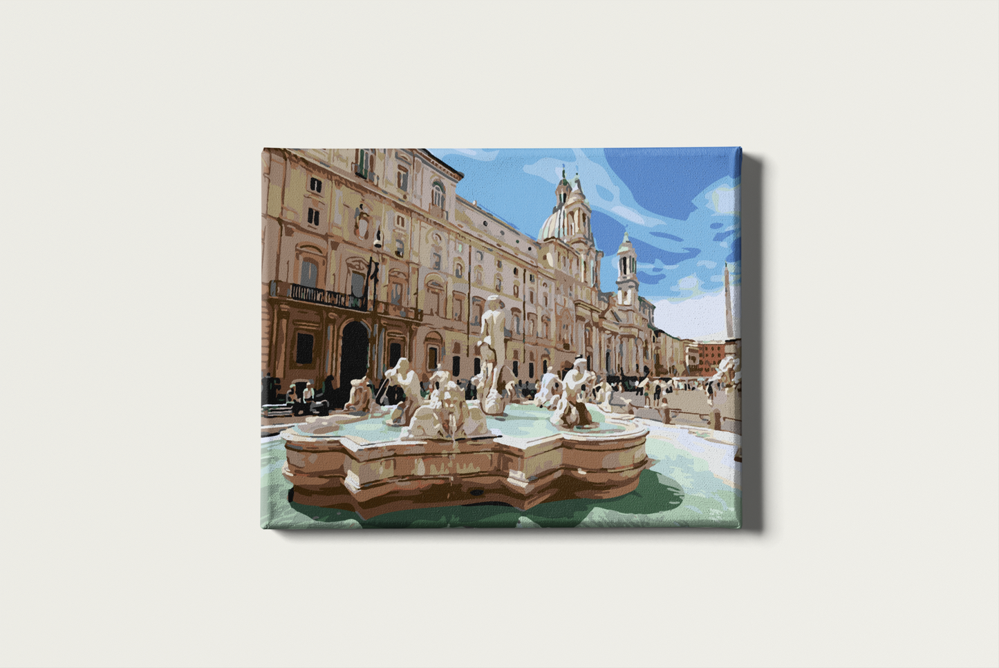 Painting By Numbers - Fountain of The Four Rivers