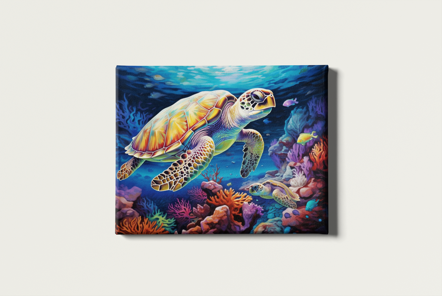Painting By Numbers - Turtles & Coral