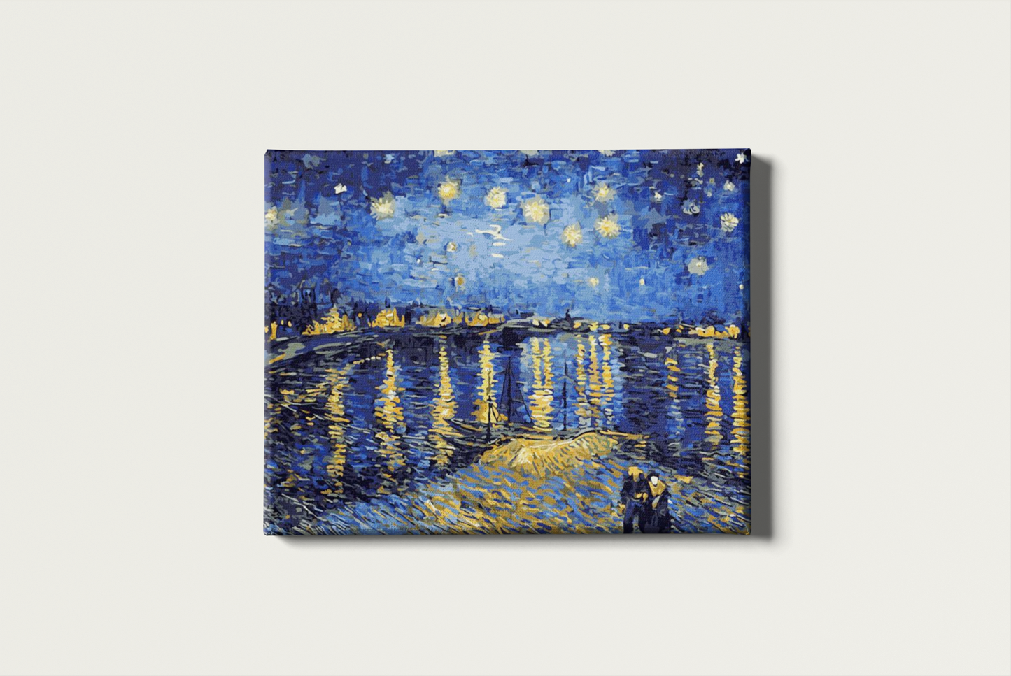 Painting By Numbers - The Starry Night over the Rhone by Vincent Van Gogh