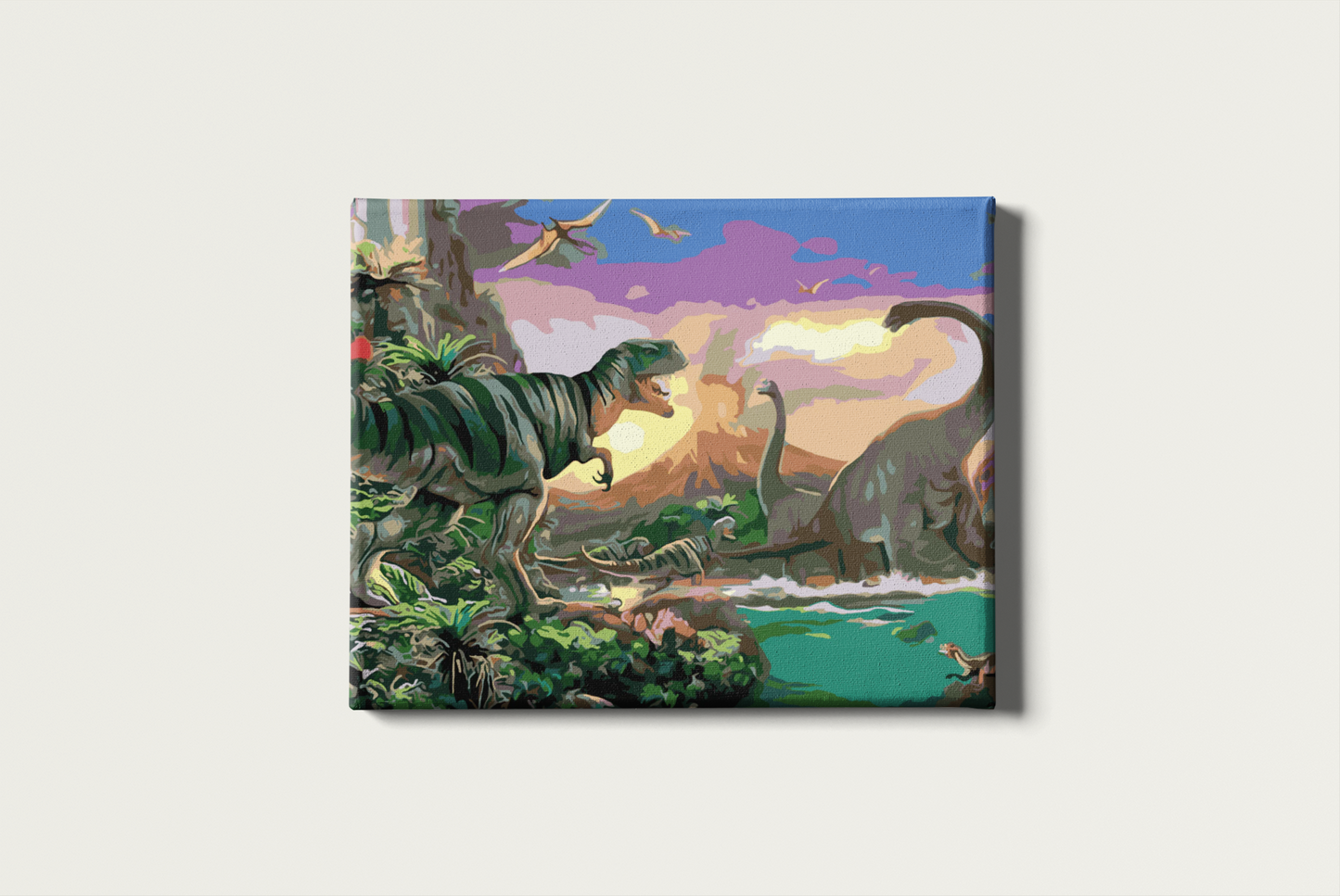 Painting By Numbers - Dinosaurs