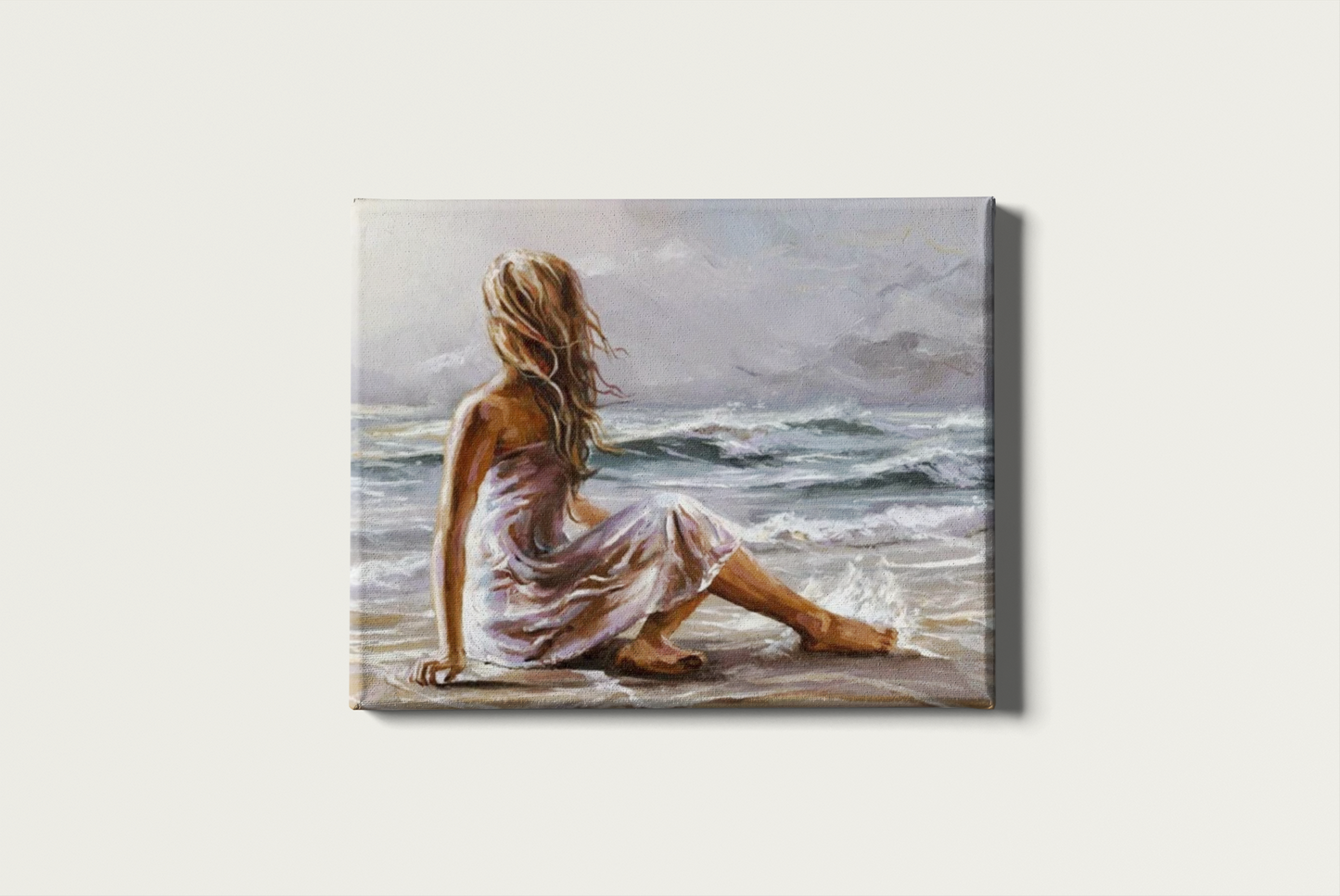 Painting By Numbers - Woman by the Sea