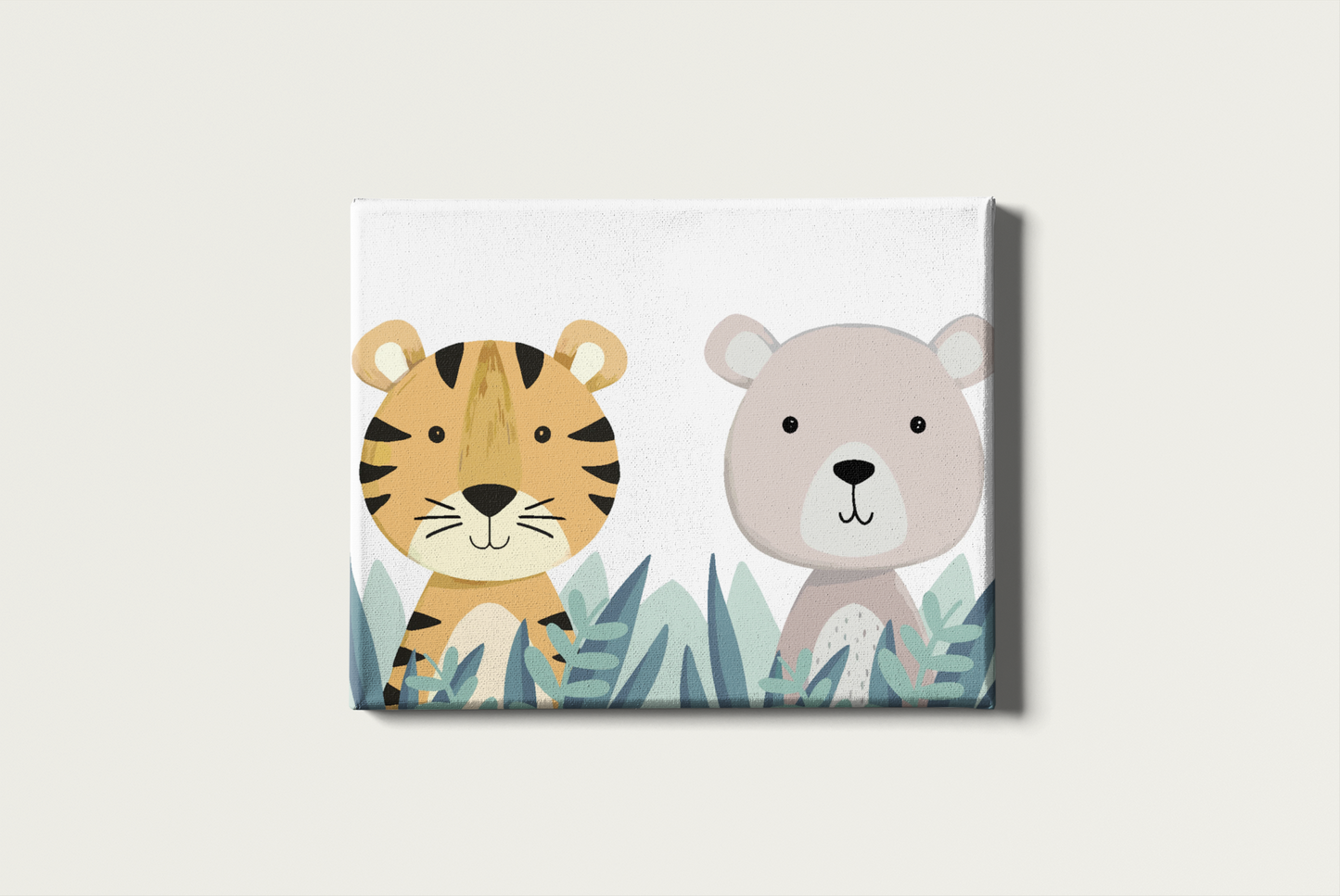 Painting By Numbers - For Kids - Tiger and Bear