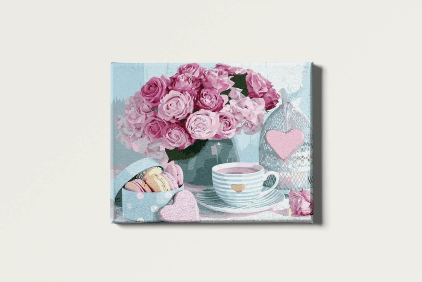 Painting By Numbers - Pink Roses