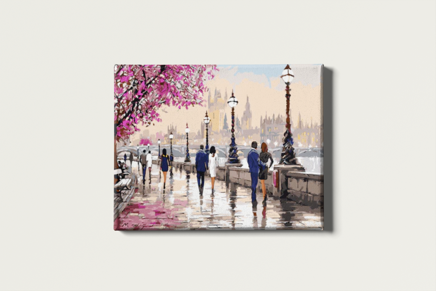 Painting By Numbers - Along the River in London