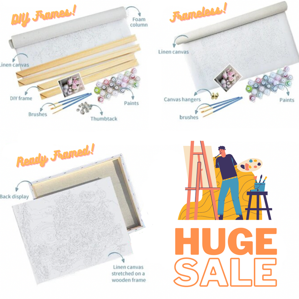 Custom Painting By Numbers Kit