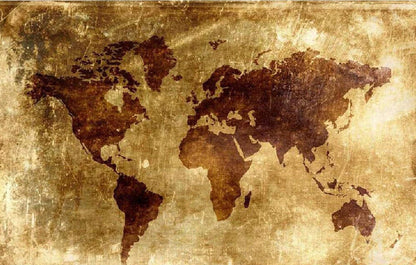 Painting By Numbers - Antique World Map
