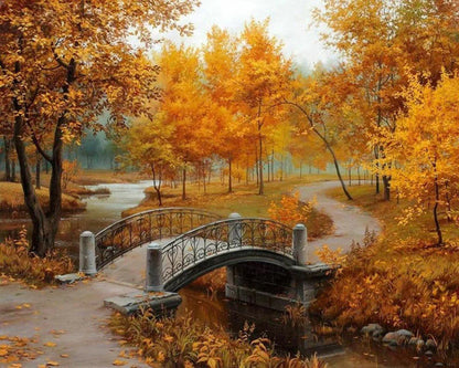 Painting By Numbers - Autumn in the Park
