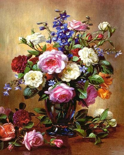 Painting By Numbers - Blossoming Flowers