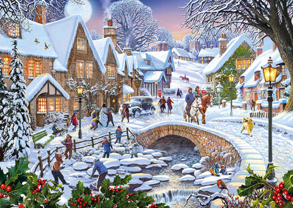 Painting By Numbers - Christmas Village