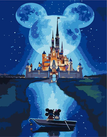 Painting By Numbers - Disney Castle