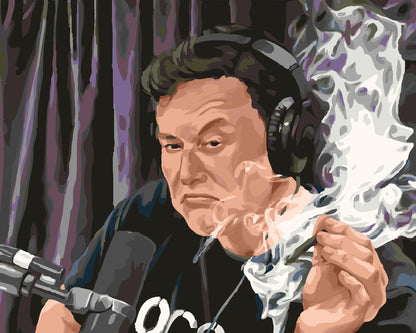 Painting By Numbers - Elon Musk
