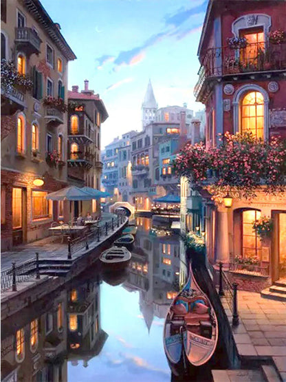 Painting By Numbers - Evening in Venice