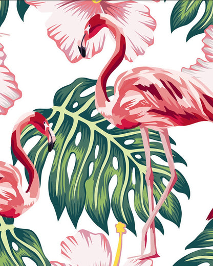 Painting By Numbers - Flamingos