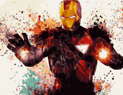 Painting By Numbers - Iron Man