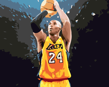 Painting By Numbers - Kobe Bryant