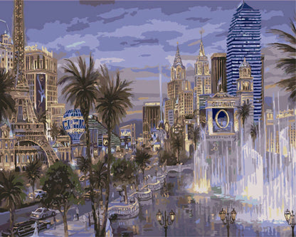 Painting By Numbers - Las Vegas Strip