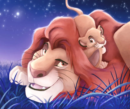 Painting By Numbers - Lion King