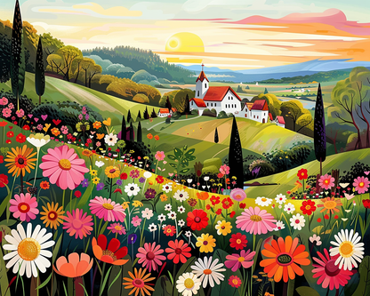 Painting By Numbers - Magestic Fields