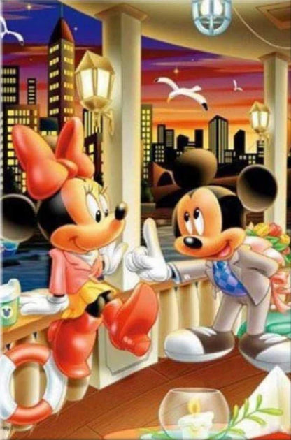 Painting By Numbers - Mickey & Minney Out in the City