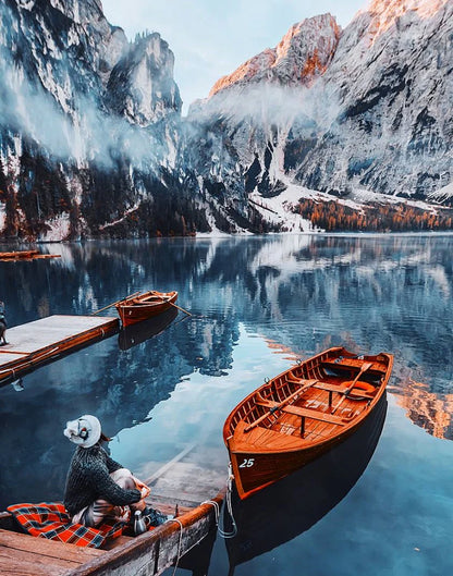 Painting By Numbers - Mountain Lake