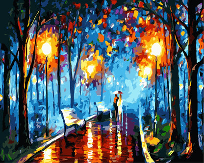 Painting By Numbers - Peaceful Night in the Park