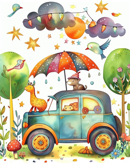 Painting By Numbers - Playful Cheer