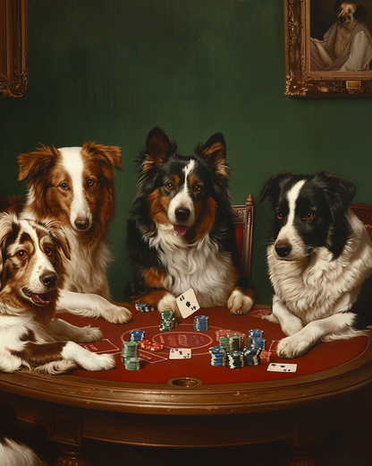 Painting By Numbers - Poker Buddies