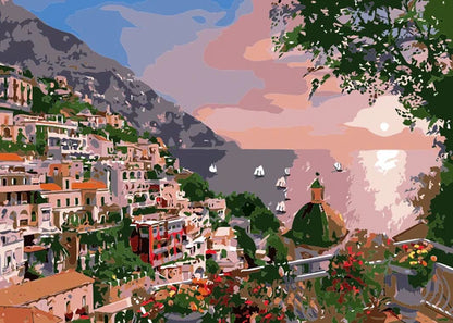 Painting By Numbers - Positano