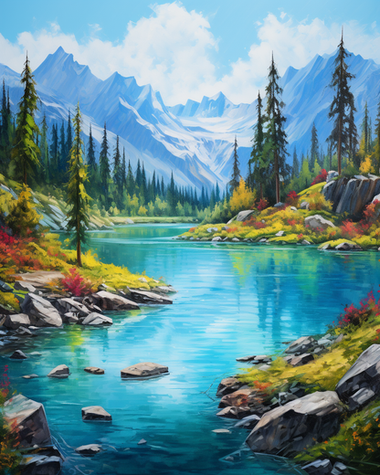 Painting By Numbers - Reflections of Tranquility