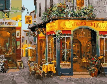 Painting By Numbers - Ristorante in Italy
