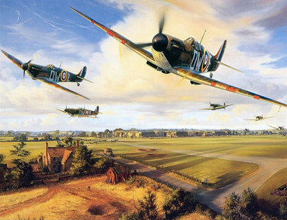 Painting By Numbers - WWII Fighter Planes