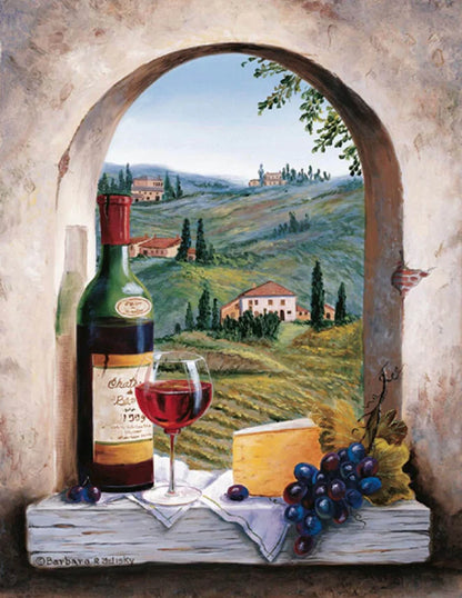Painting By Numbers - Wine at the Vineyard