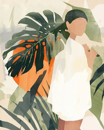 Painting By Numbers - Woman under the Sun