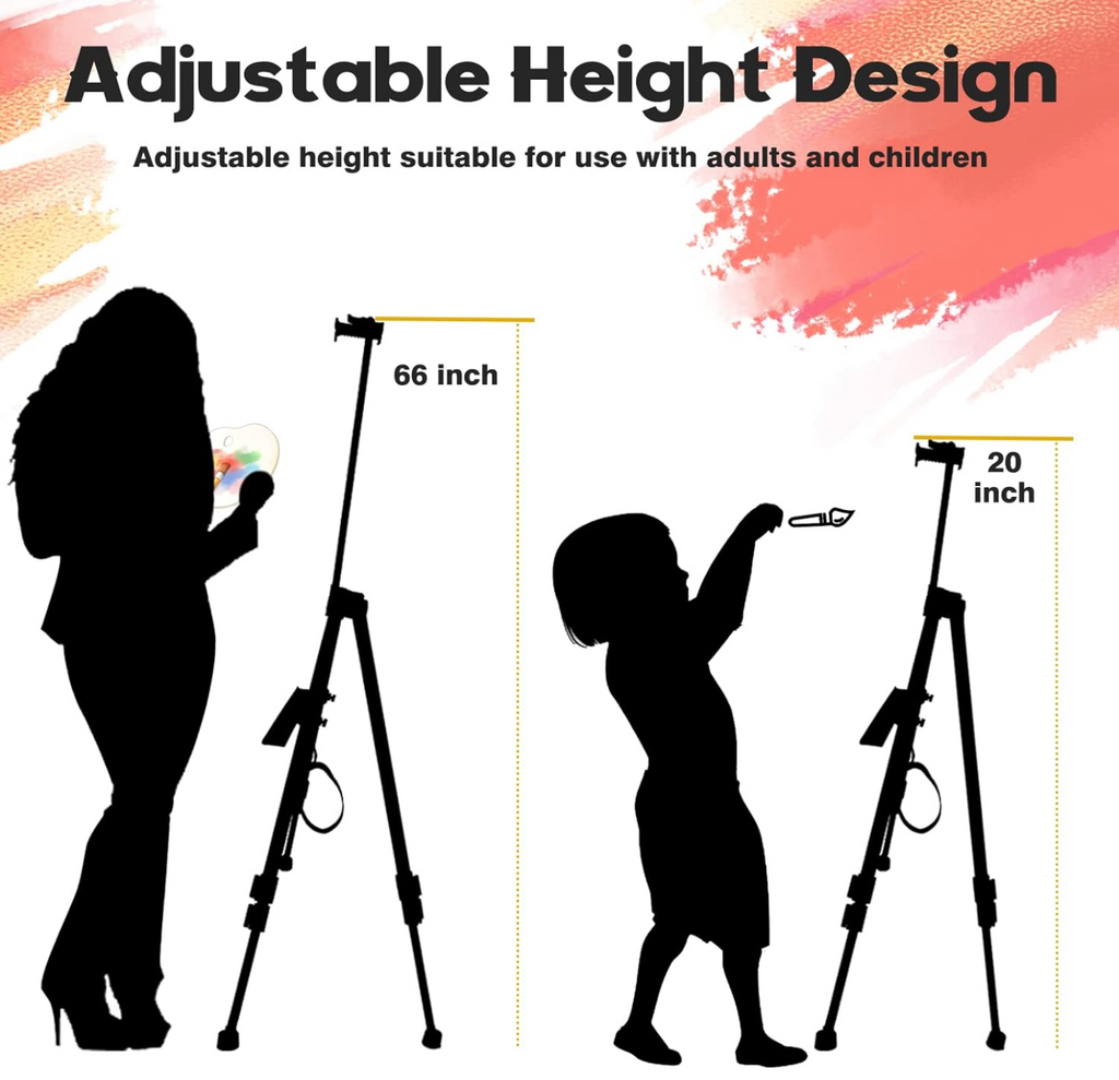 Adjustable Standing Floor Easel.
