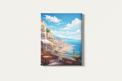 Painting By Numbers - Seaside Village