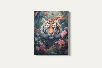 Painting By Numbers - Tiger and Blossoms