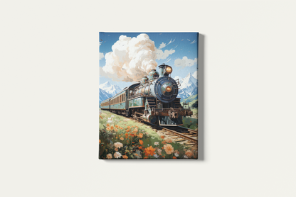 Painting By Numbers - Train