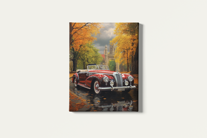 Painting By Numbers - Vintage Rolls Royce