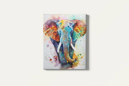 Painting By Numbers - Vibrant Elephant