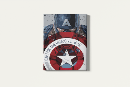 Painting By Numbers - Captain America
