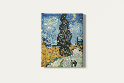 Painting By Numbers - Cypresses by Vincent Van Gogh